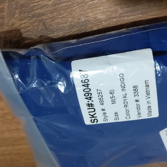 NEW! Lands End Girls Swim Coverup Dress in Royal Indigo with UPF, size M (5/6) - Picture 7 of 7